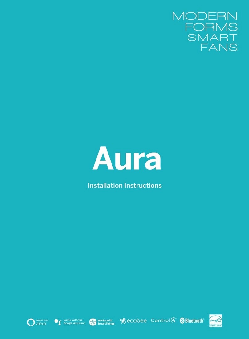 Modern Forms Aura User manual Modern Forms Aura User manual