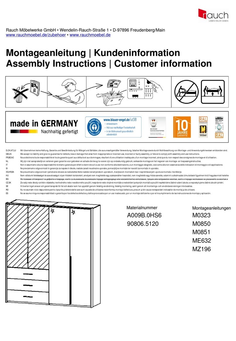 Rauch ME632 Assembly instructions