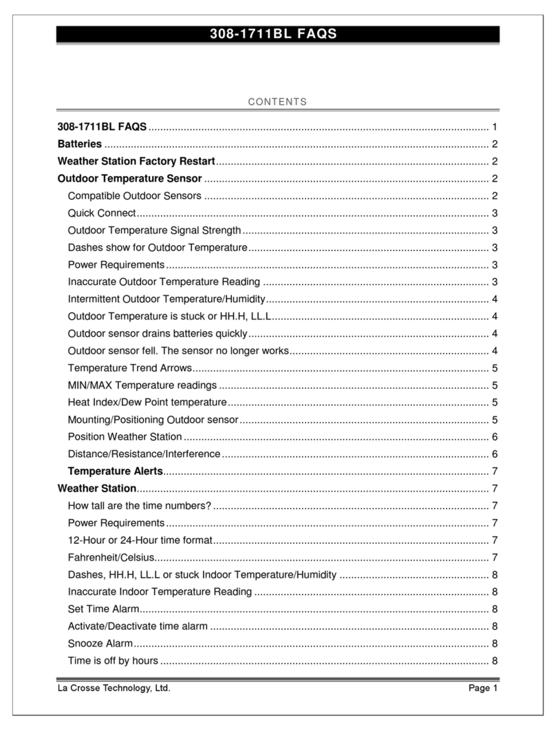 La Crosse Technology 308-1711BL Faqs