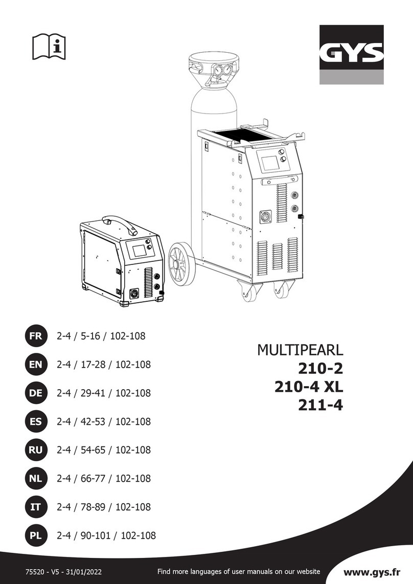 GYS MULTIPEARL 210-2 manual