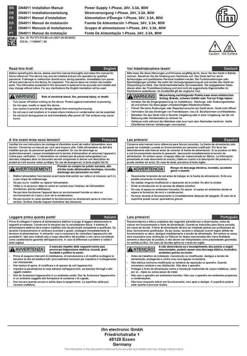 Puls DN4011 User manual