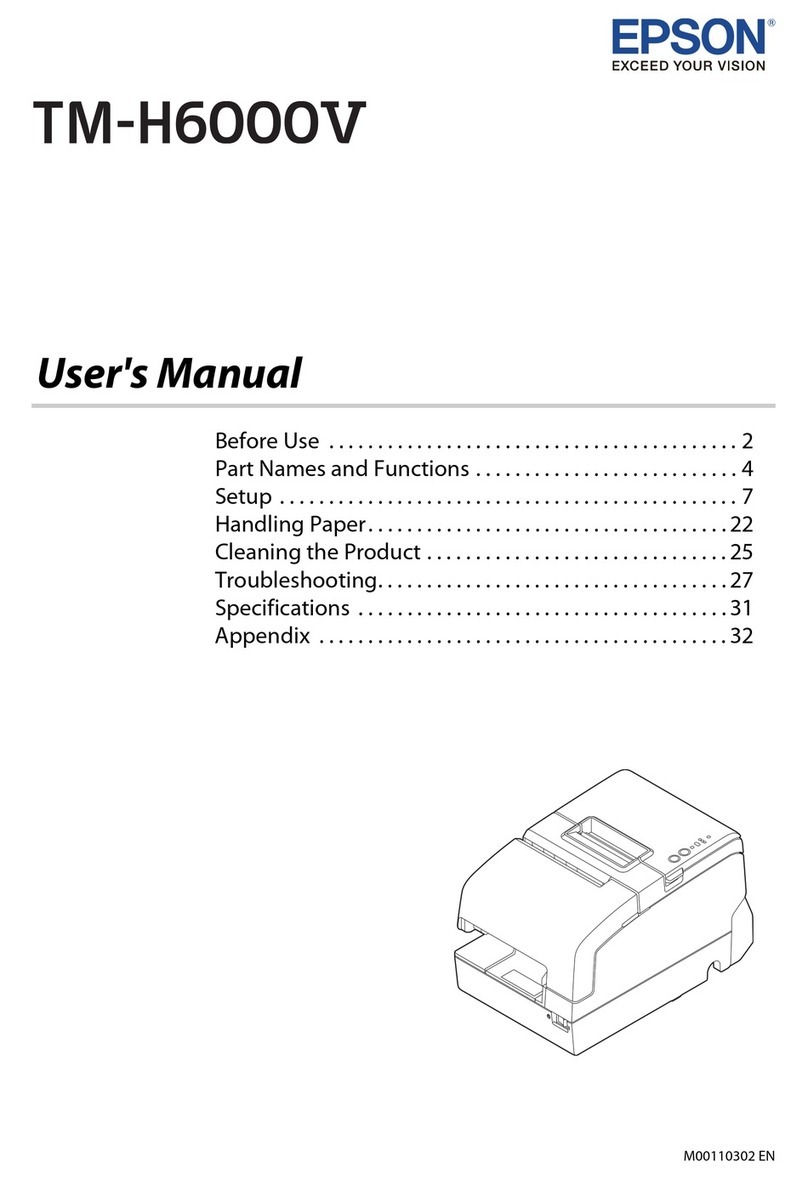 Epson TM-H6000V-234 User manual
