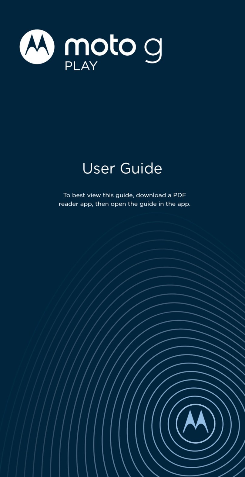 Motorola G Play User manual