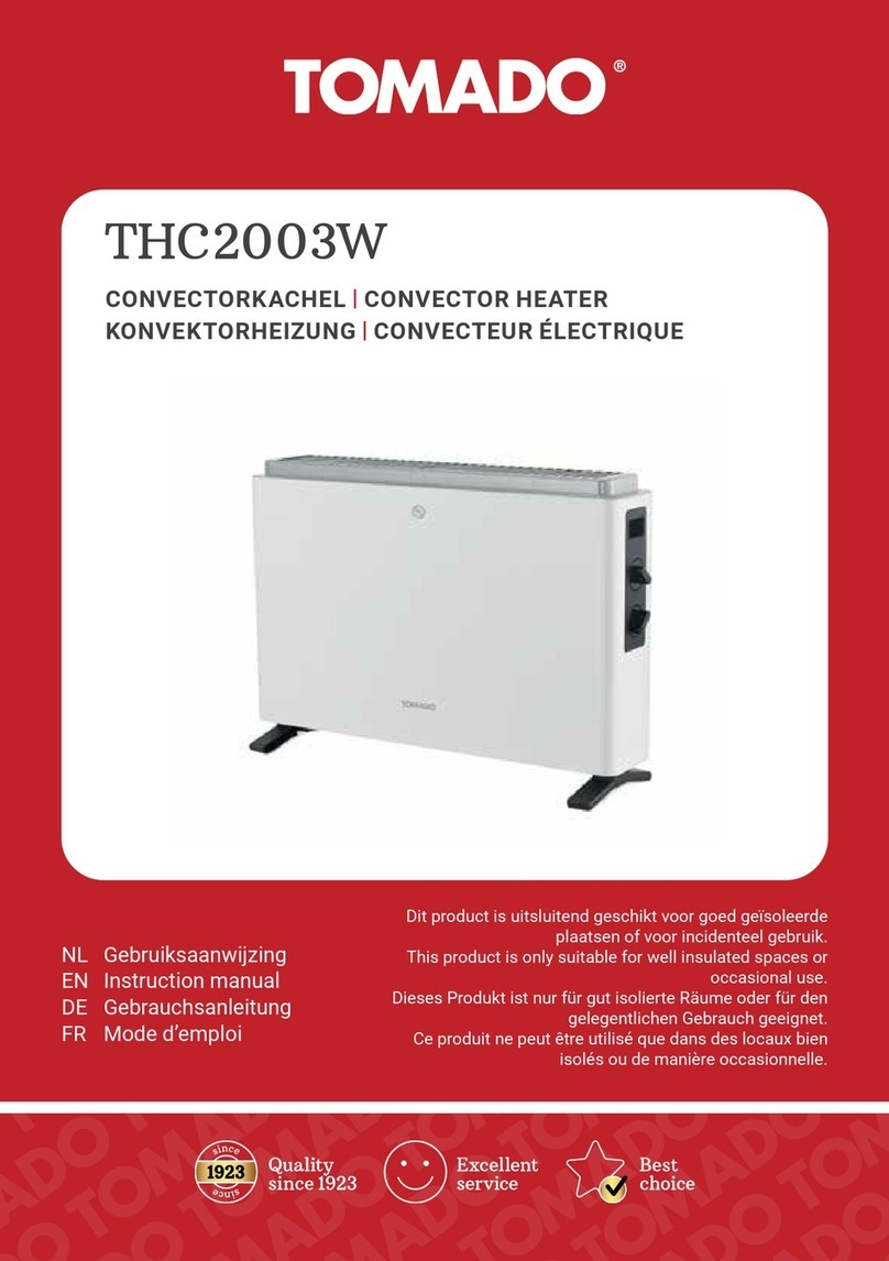 tomado THC2003W instruction manual
