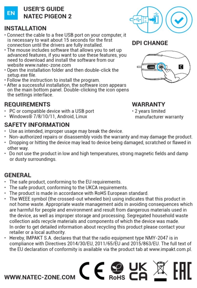 Natec PIGEON 2 user guide
