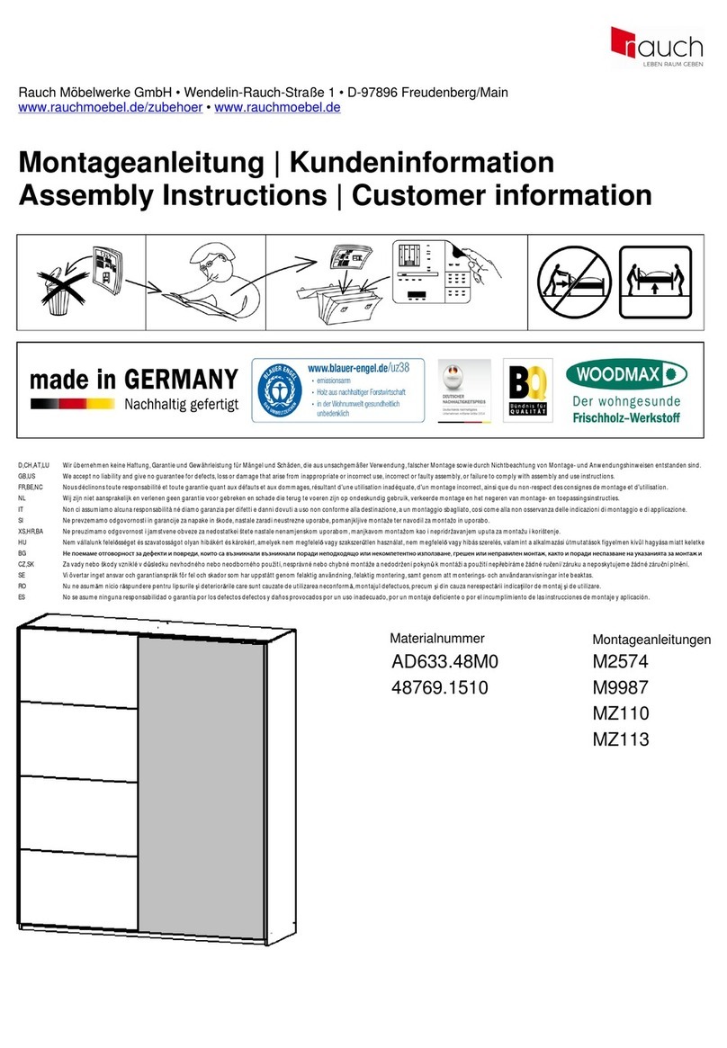Rauch M2574 Assembly instructions