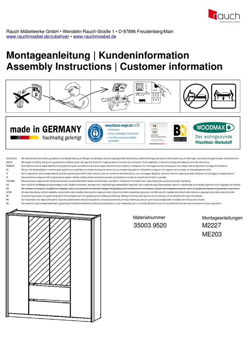 Rauch M2227 Assembly instructions