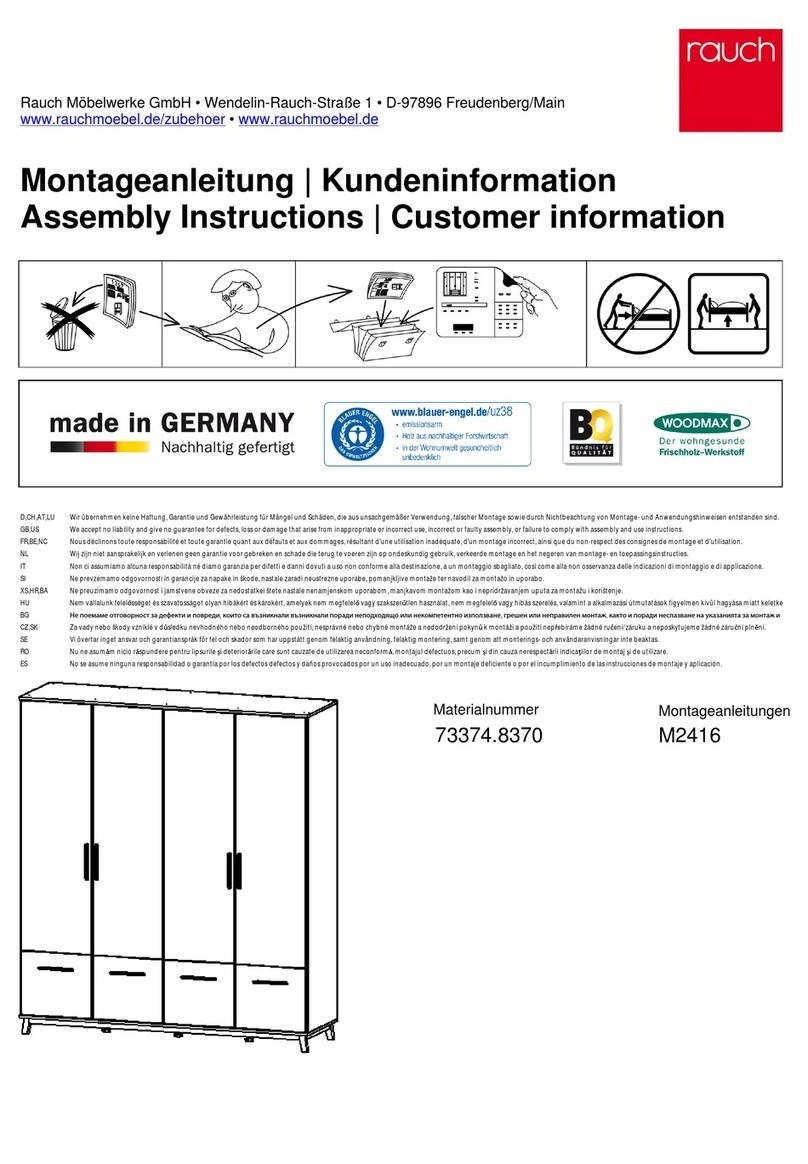 Rauch M2416 Assembly instructions