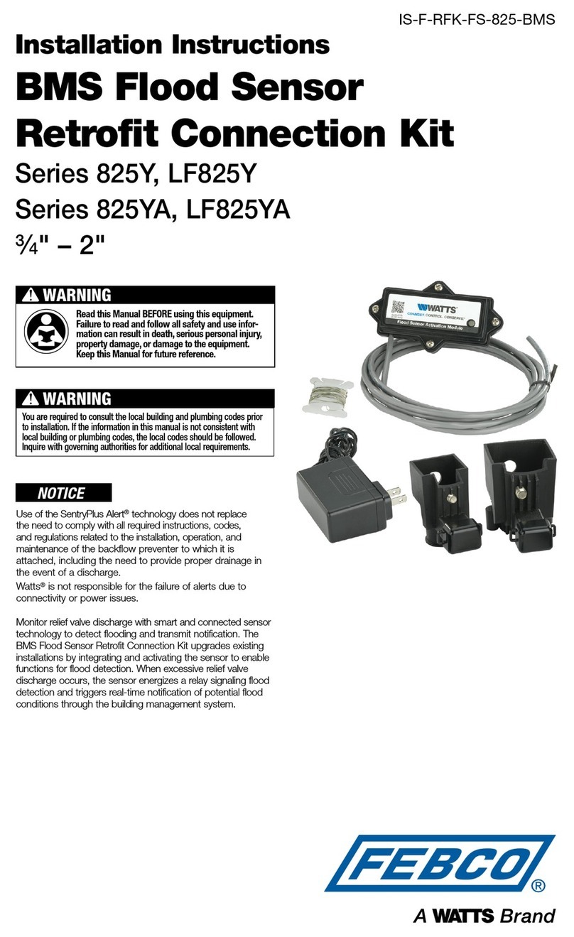 Watts FEBCO LF825Y Series User manual