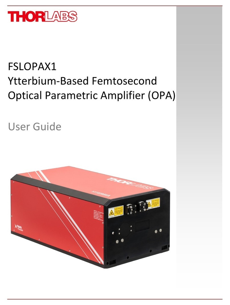 THORLABS FSLOPAX1 User manual