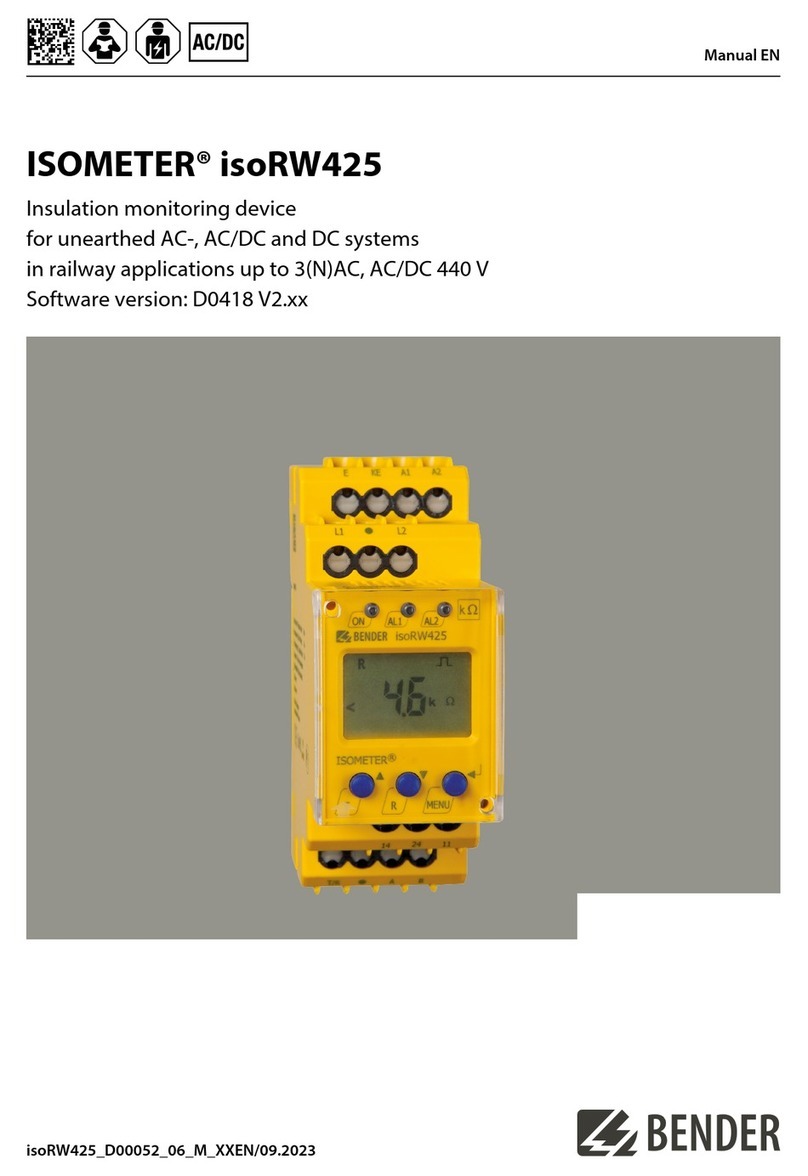 Bender ISOMETER isoRW425 manual