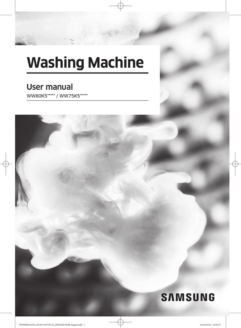 Samsung WW75K5 Series user manual