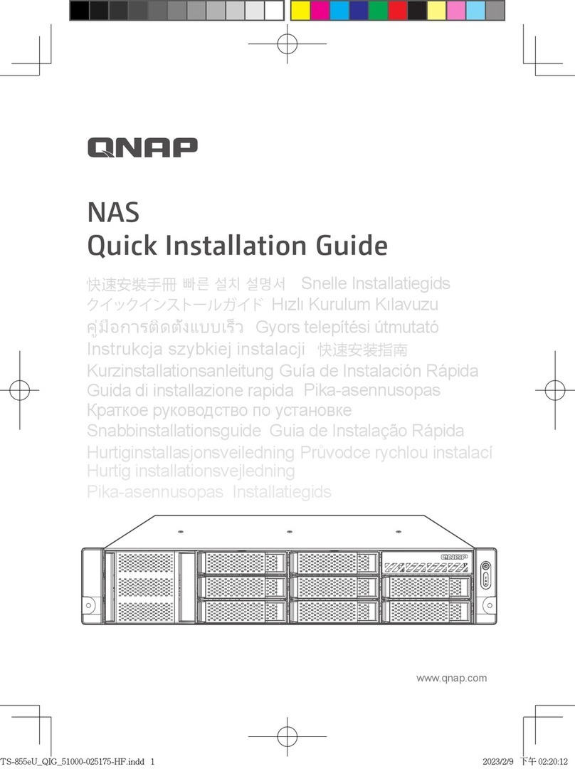QNAP TS-855eU User manual