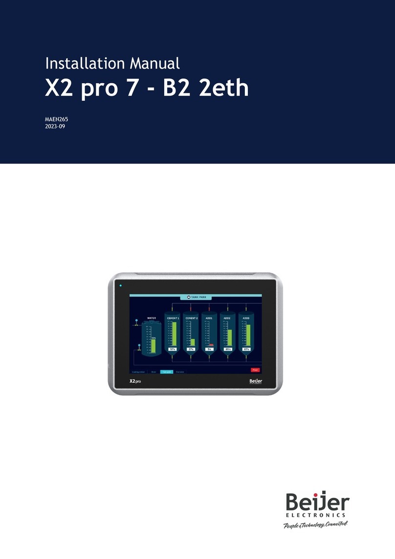 Beijer Electronics X2 pro 7 - B2 2eth User manual