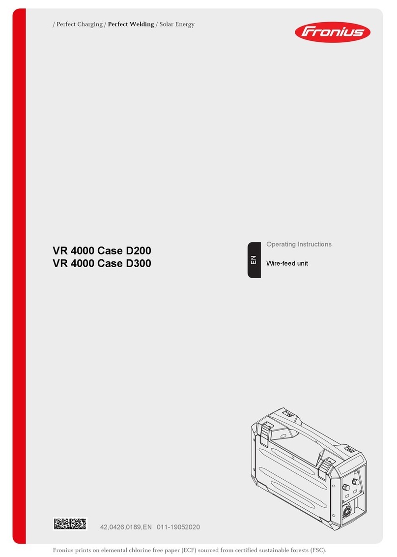FRO­NIUS VR 4000 Case D200 User manual