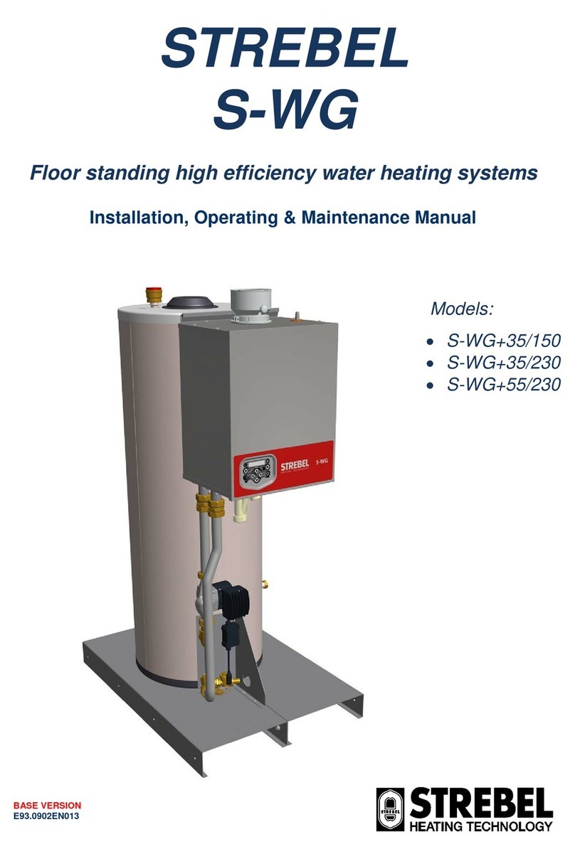 Strebel S-WG+35/150 Installation operating & maintenance manual