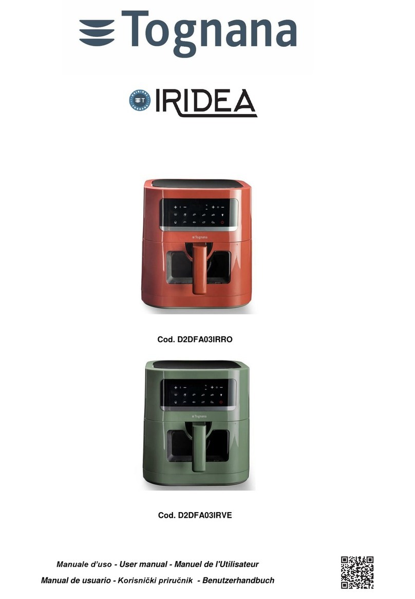 Tognana IRIDEA D2DFA03IRRO user manual