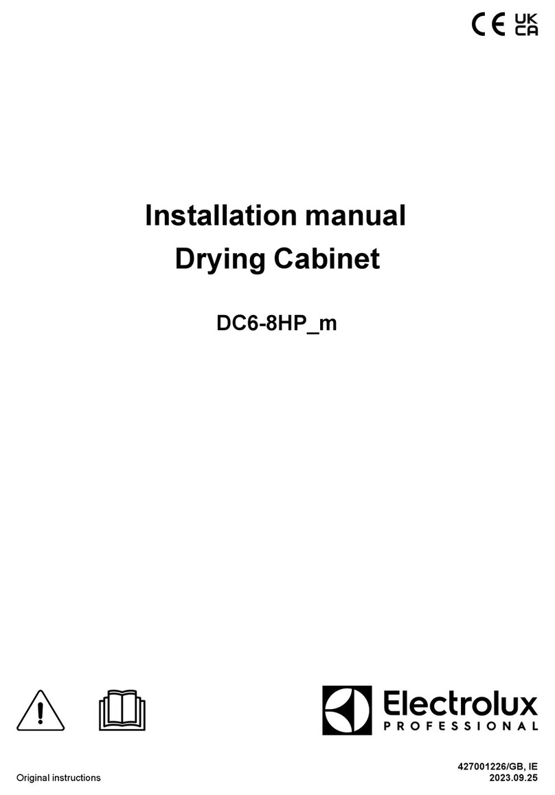 Electrolux DC6-8HP m installation manual
