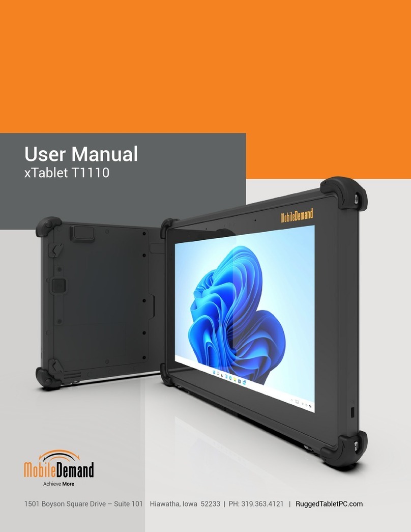 MobileDemand xTablet T1110 User manual