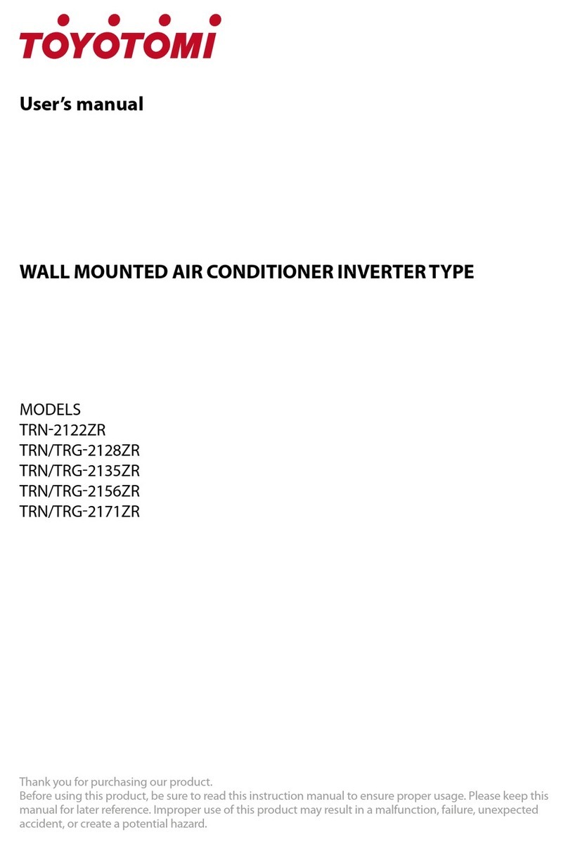 Toyotomi TRN-2122ZR User manual