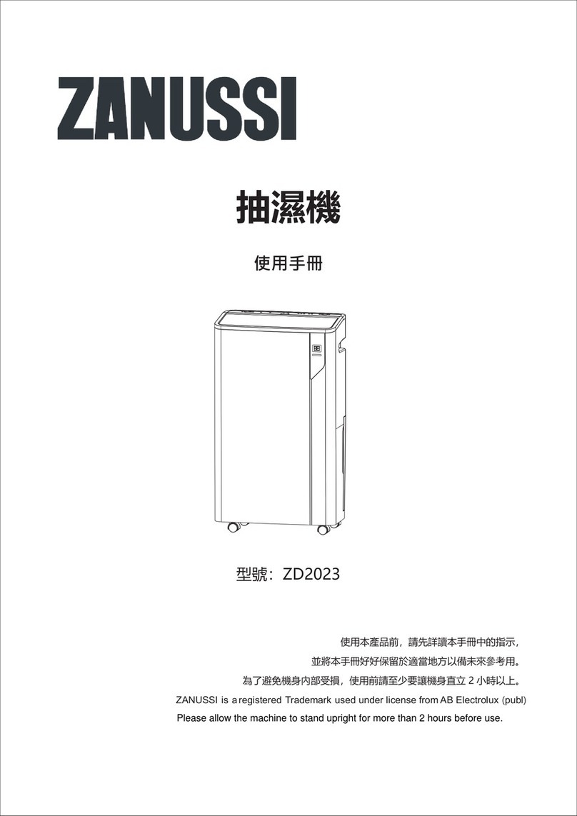 Zanussi ZD2023 user manual Zanussi ZD2023 user manual