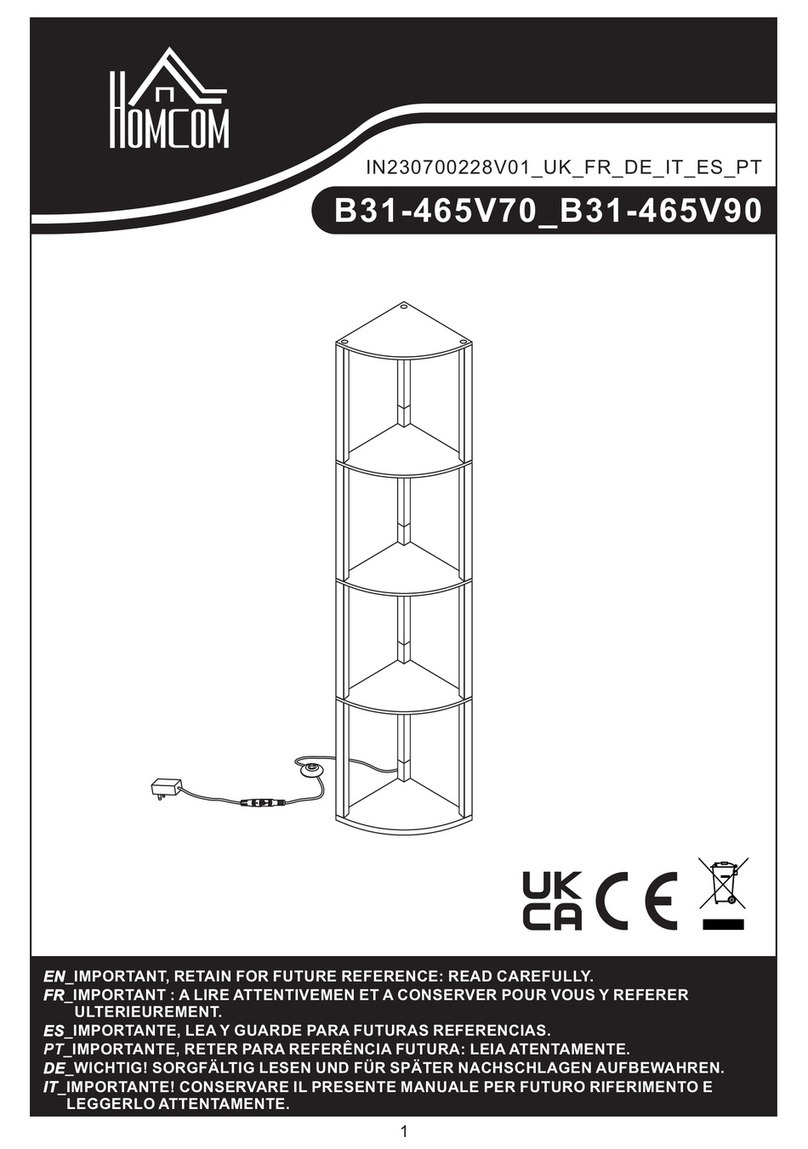 HOMCOM B31-465V70 User manual HOMCOM B31-465V70 User manual