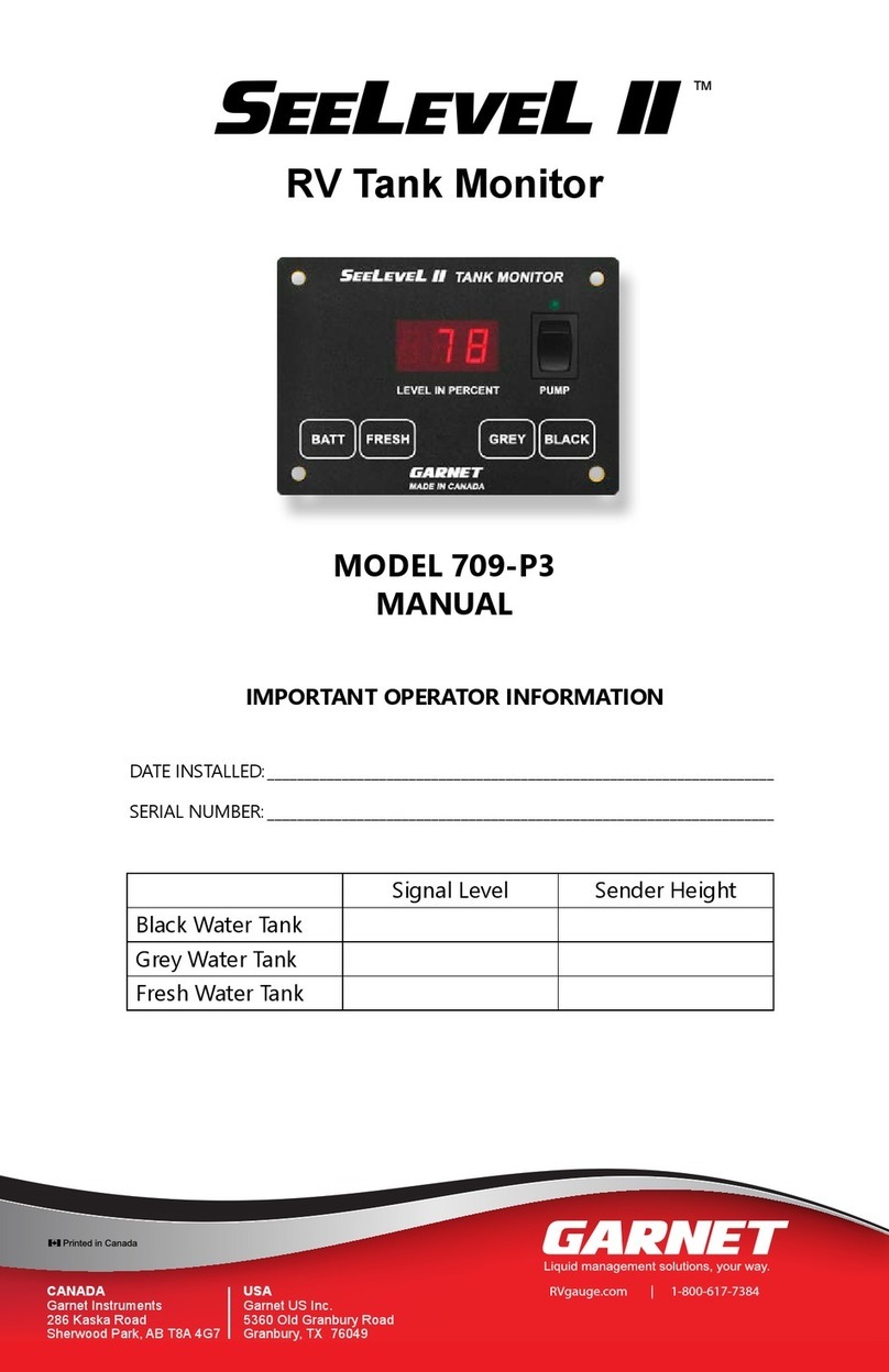 Garnet SeeLeveL II 709-P3 manual