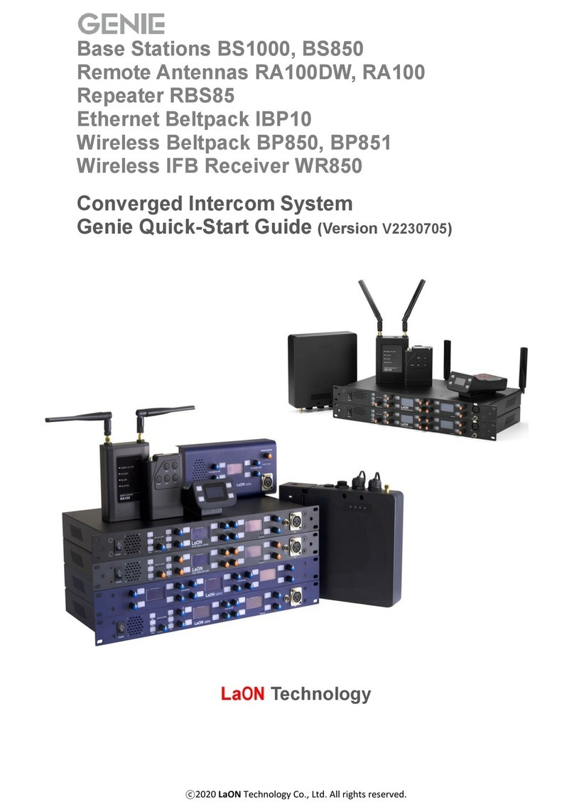 Genie BS1000 User manual