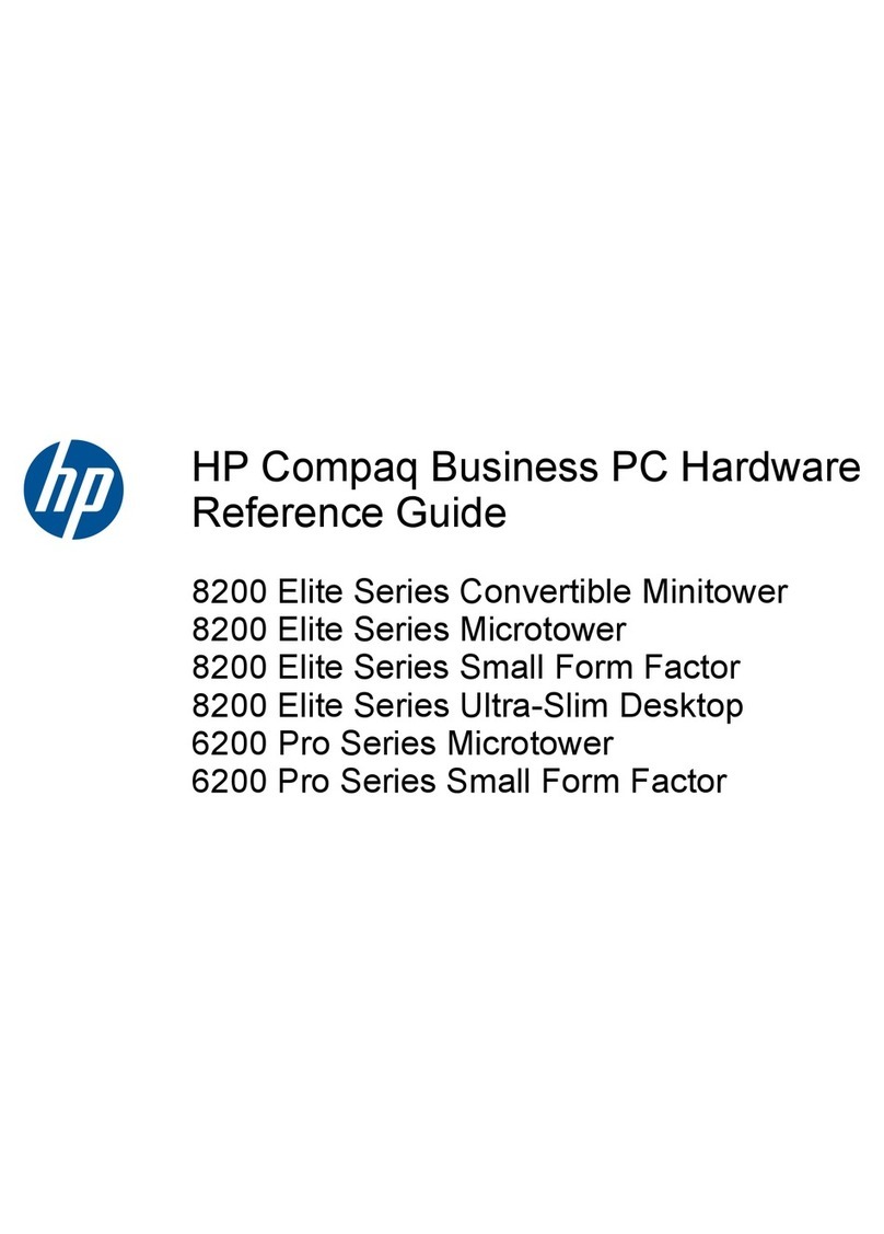 HP 6200 Pro Series Microtower Operating and maintenance manual