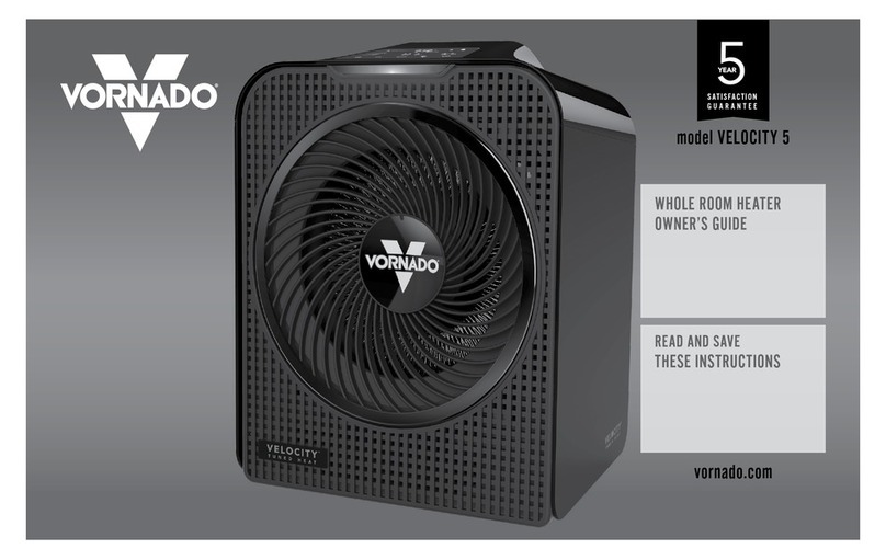 Vornado VELOCITY 5 owner's guide