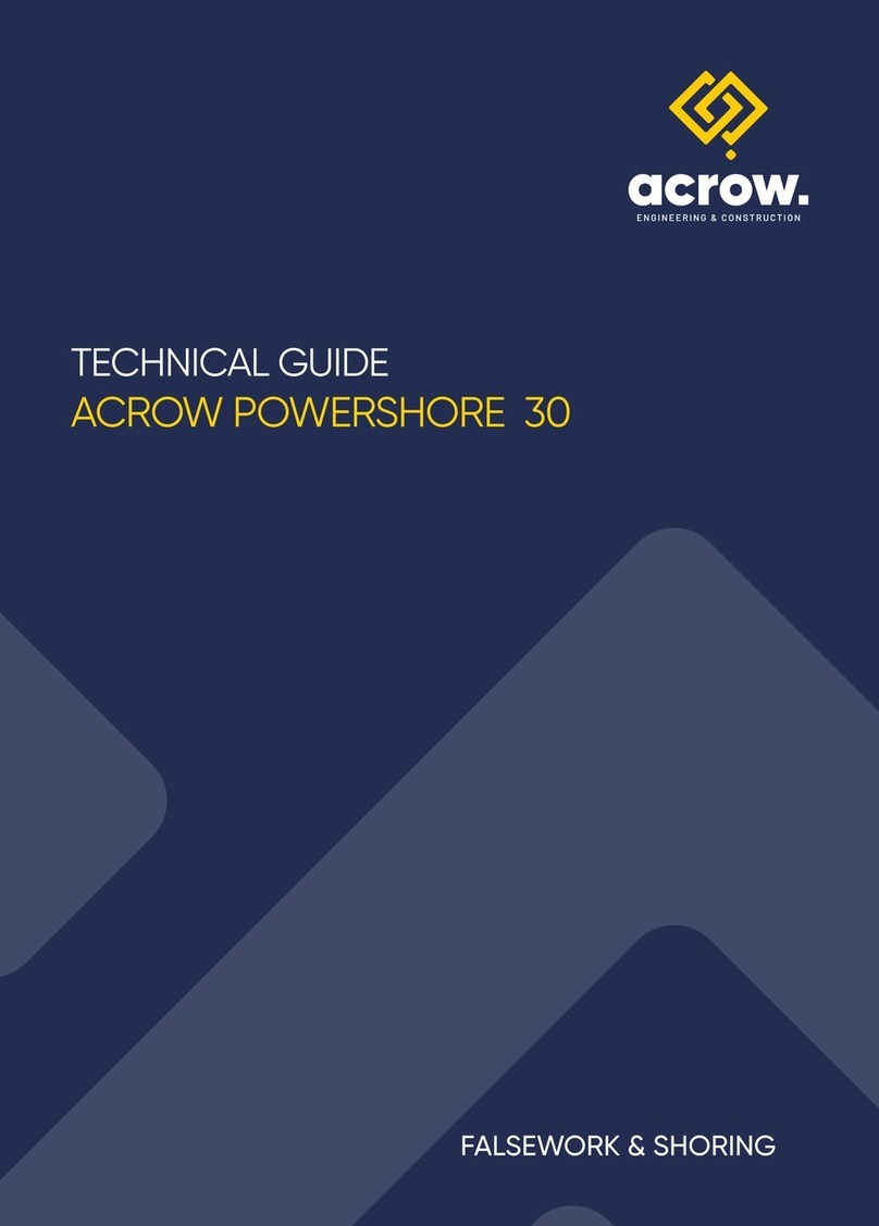 Acrow POWERSHORE 30 Technical guide