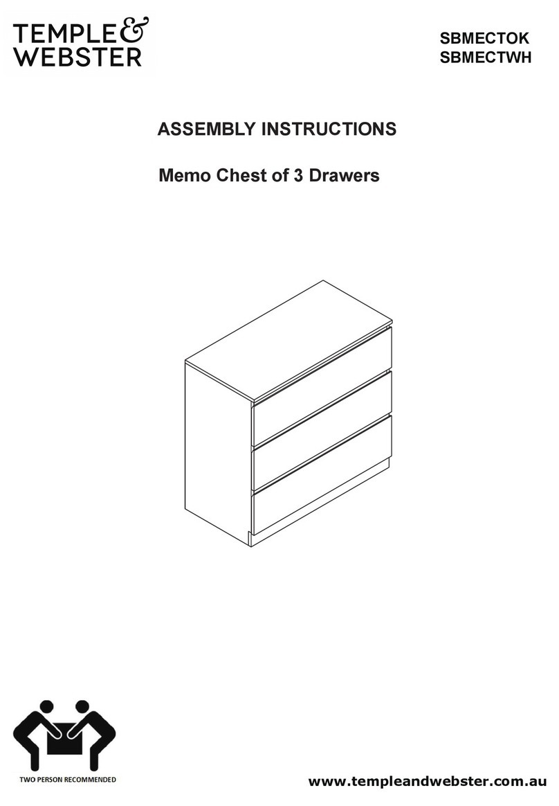 TEMPLE & WEBSTER SBMECTOK User manual TEMPLE & WEBSTER SBMECTOK User manual
