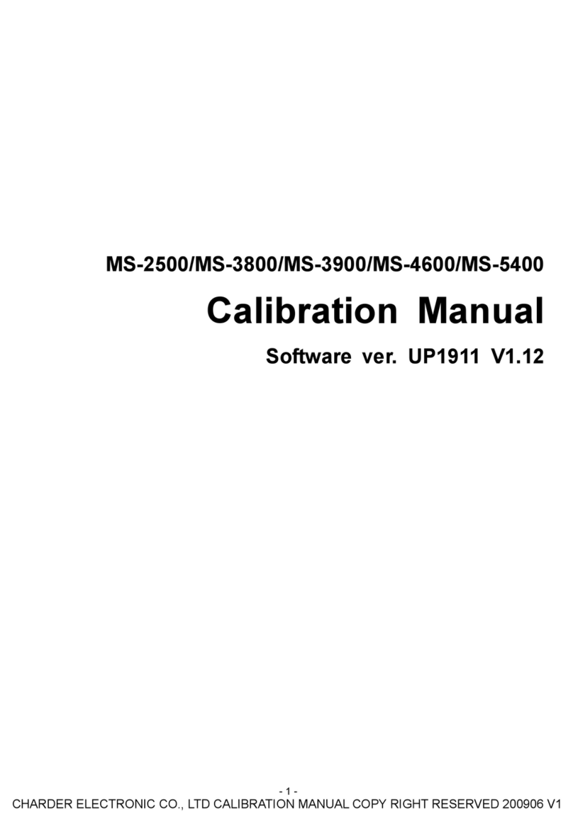 Charder MS2500 Use and care manual Charder MS2500 Use and care manual