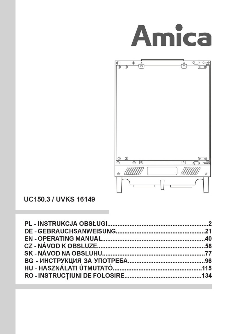 Amica UC150 3 Series User manual Amica UC150 3 Series User manual