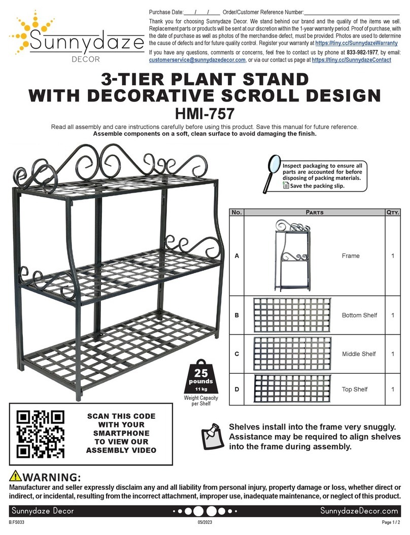 Sunnydaze Decor HMI-757 manual