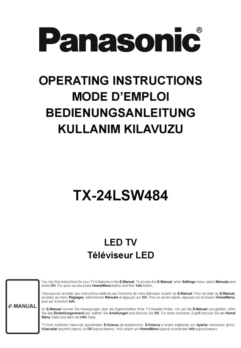 Panasonic TX-24LSW484 User manual
