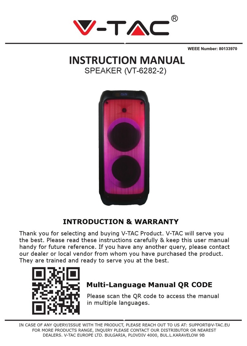 V-TAC VT-6282-2 instruction manual