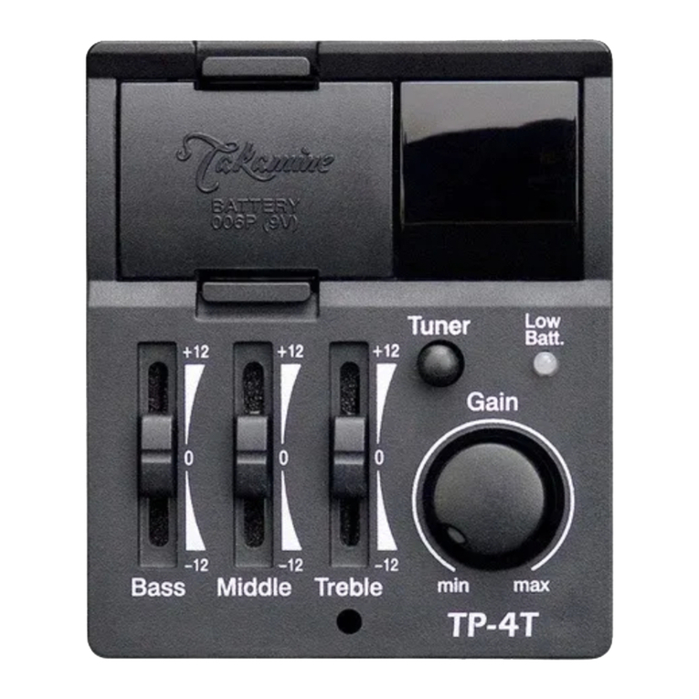 Takamine TP-4T user manual