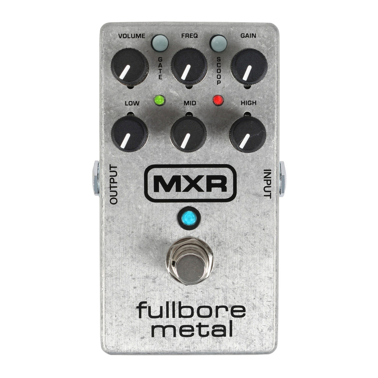 mxr FULLBORE METAL User manual