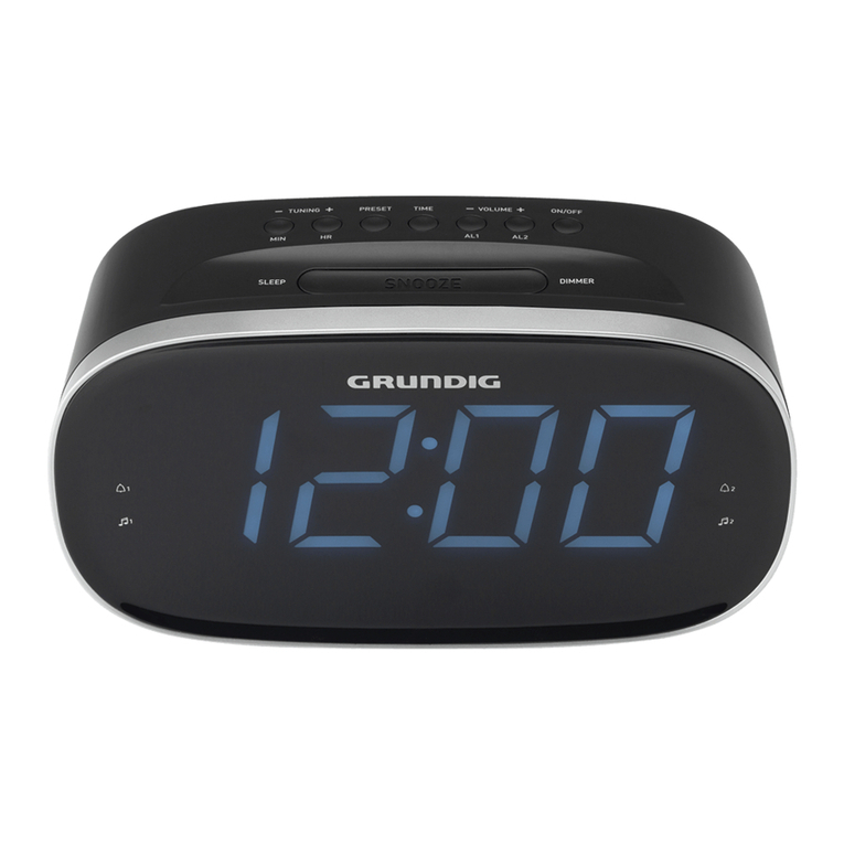 Grundig Sonoclock 3500 User manual