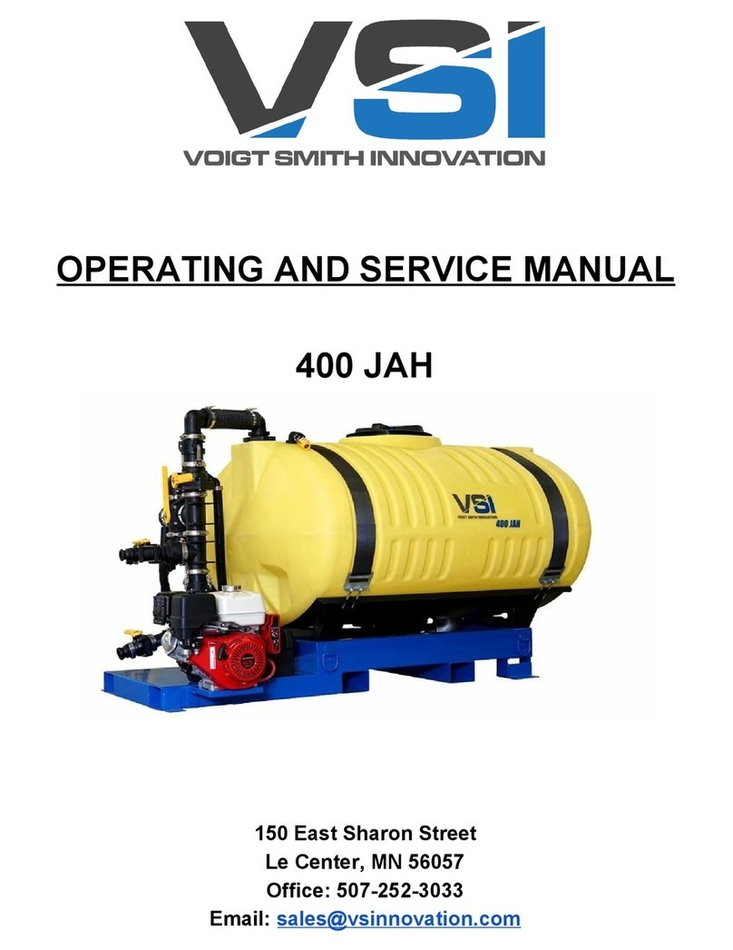 VSI 400 JAH Operating and service manual