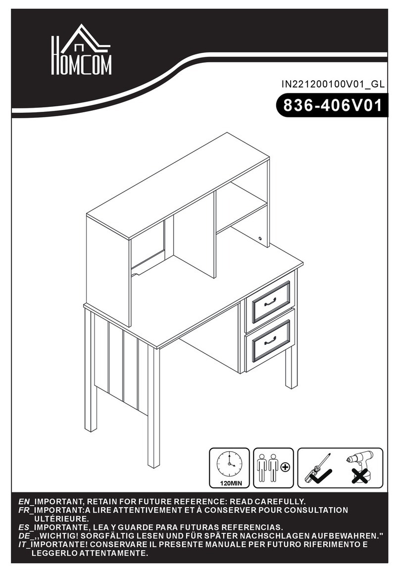 HOMCOM 836-406V01 User manual HOMCOM 836-406V01 User manual