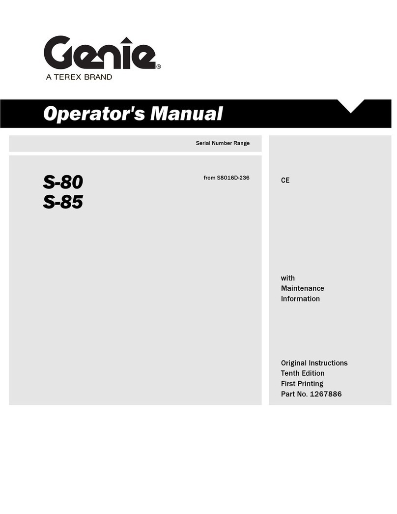 Terex S8016D-236 Operator's manual