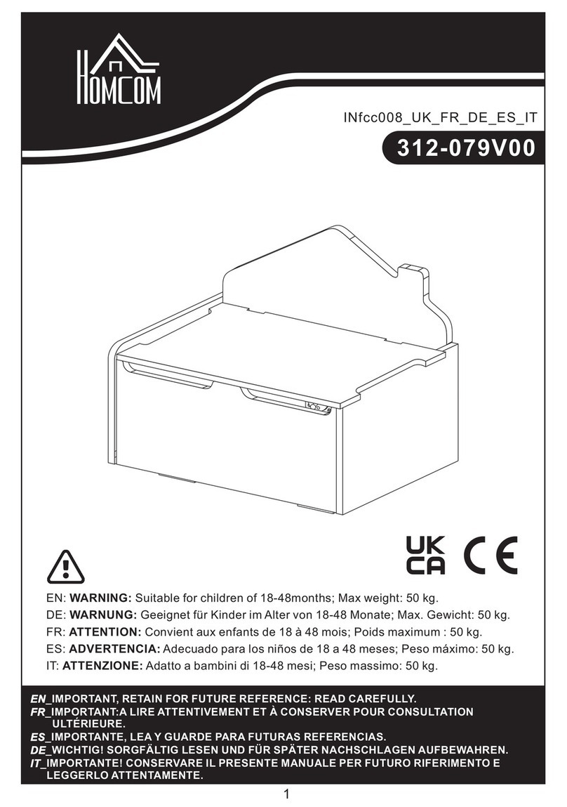 HOMCOM 312-079V00 User manual HOMCOM 312-079V00 User manual