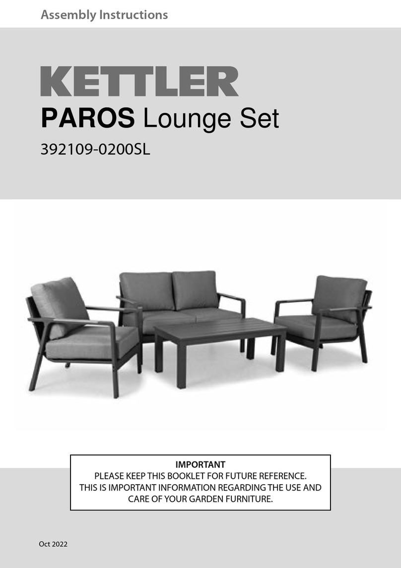 Kettler PAROS 392109-0200SL User manual