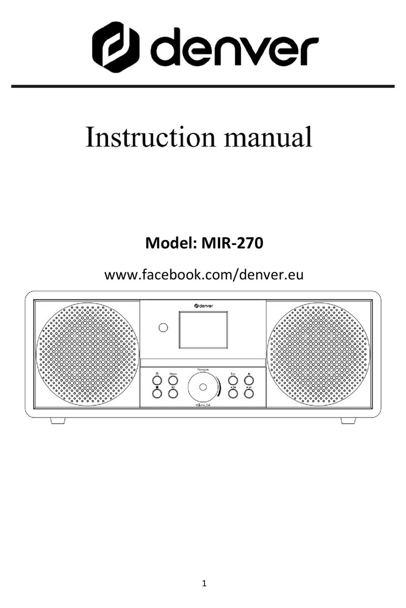 Denver MIR-270 instruction manual