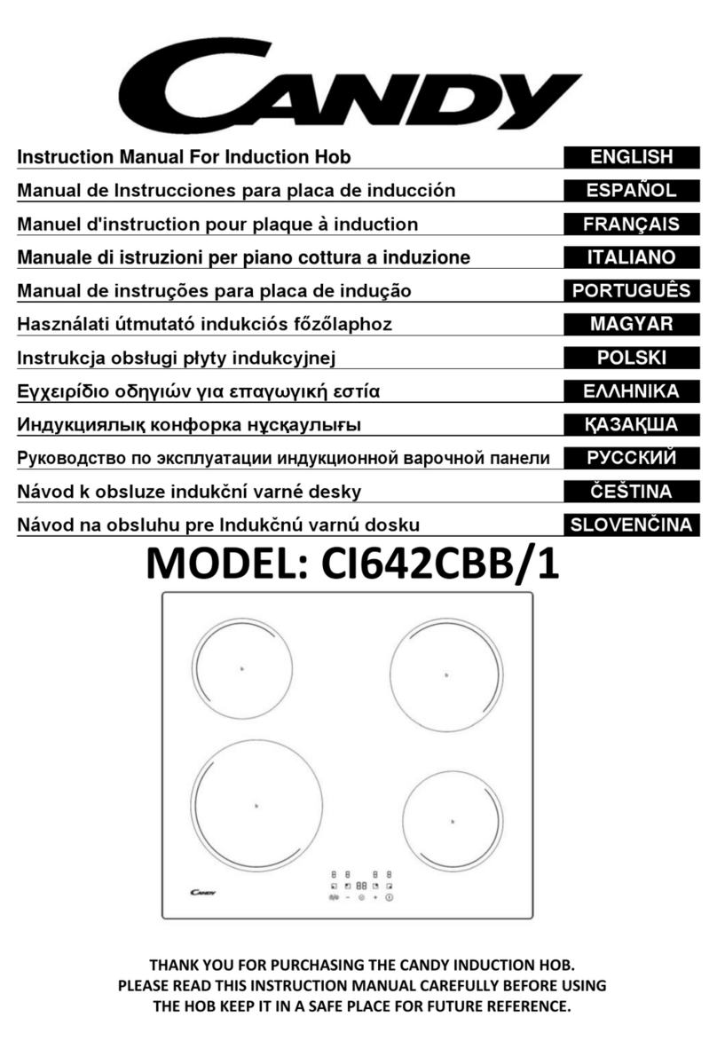 Candy CI642CBB/1 User manual
