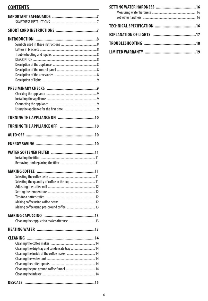 DeLonghi ECAM22.110.B User manual