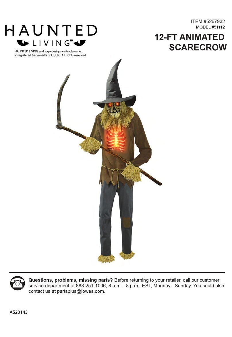 HAUNTED LIVING 51112 quick start guide HAUNTED LIVING 51112 quick start guide