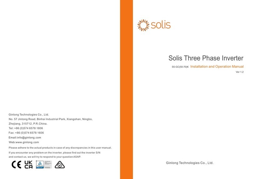 Ginlong SOLIS S5-GC50K User manual
